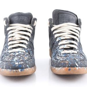 Maison Martin Margiela Paint-Splatter HighTop 10.5